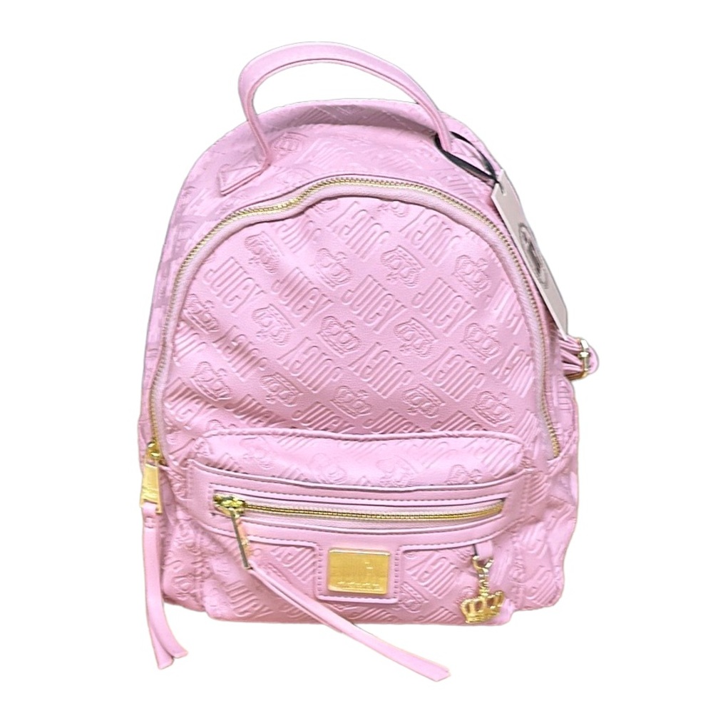 Juicy By Juicy Couture Crowd Pleaser "Flamingo Pink" Backpack New with Tags